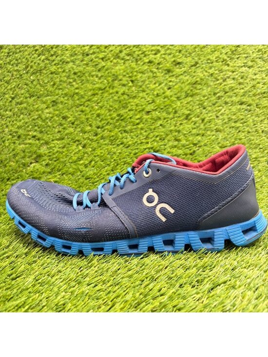 On Cloud X Mens Size 9.5 Navy Blue Athletic Running Walking Shoes Sneakers